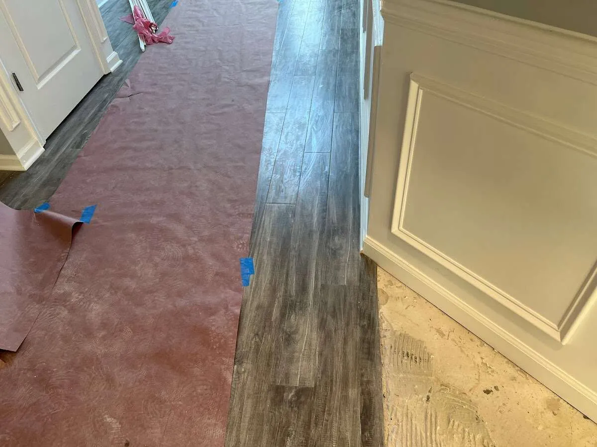 Completed marble shower restoration in Brownwood